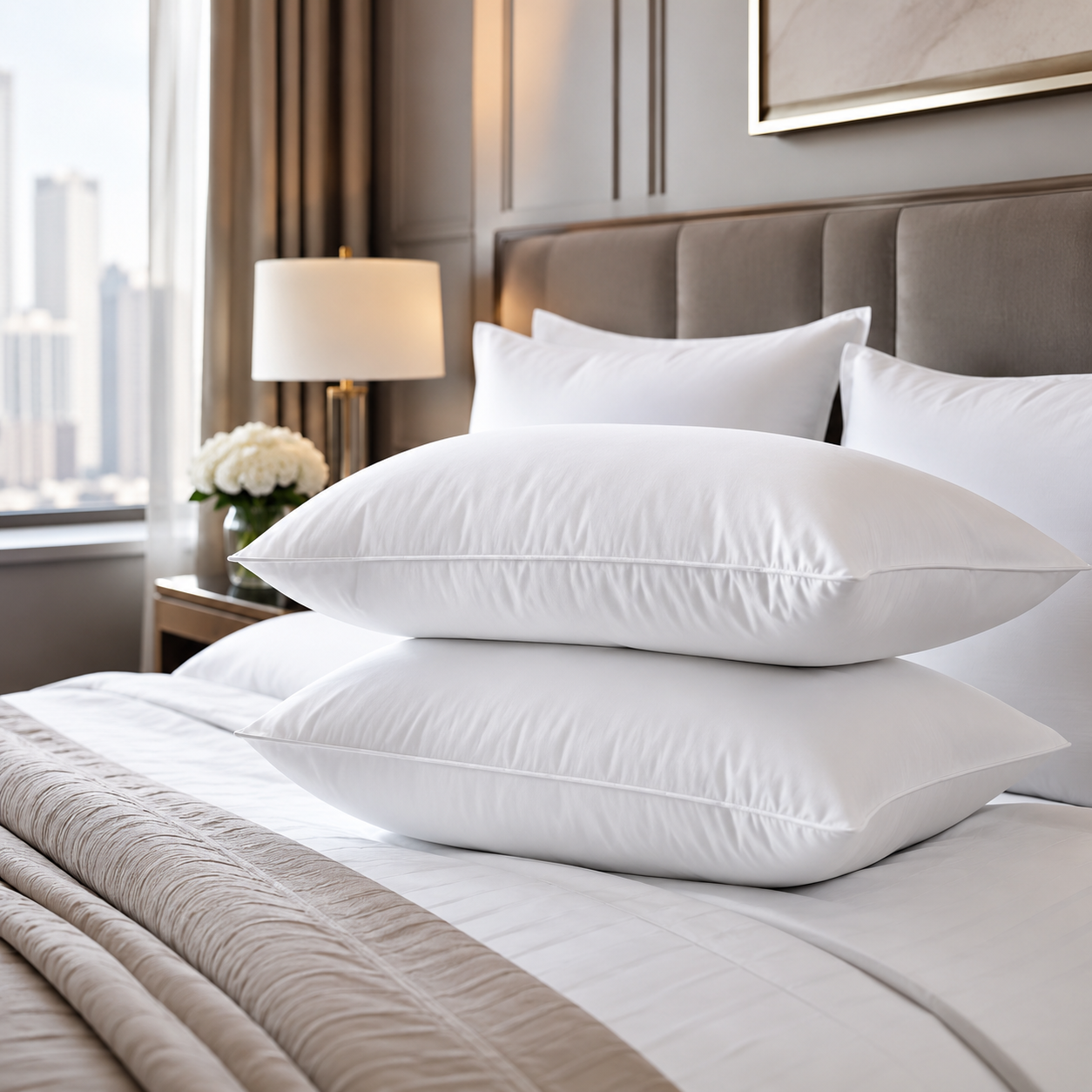 Glowvelyskin® AirLoft Hotel-Style Pillow