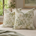 Glowvelyskin® GardenSoft Floral Pillow Pair